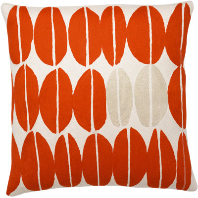 Seeds Hand-Embroidered Chain Stitch Pillow