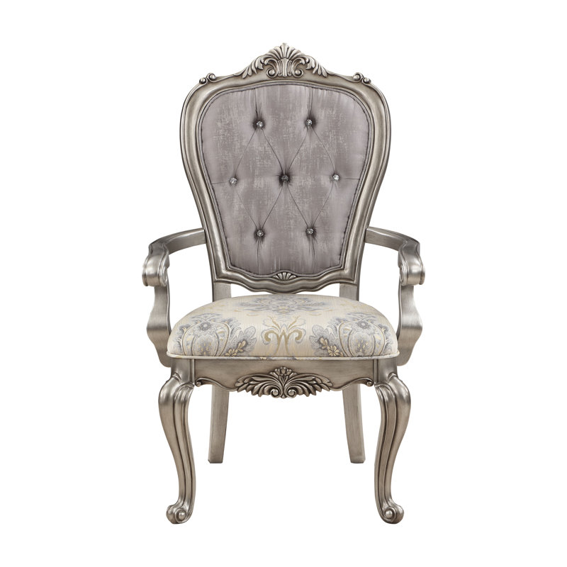 Chaise d'appoint capitonnée (ensemble de 2)
