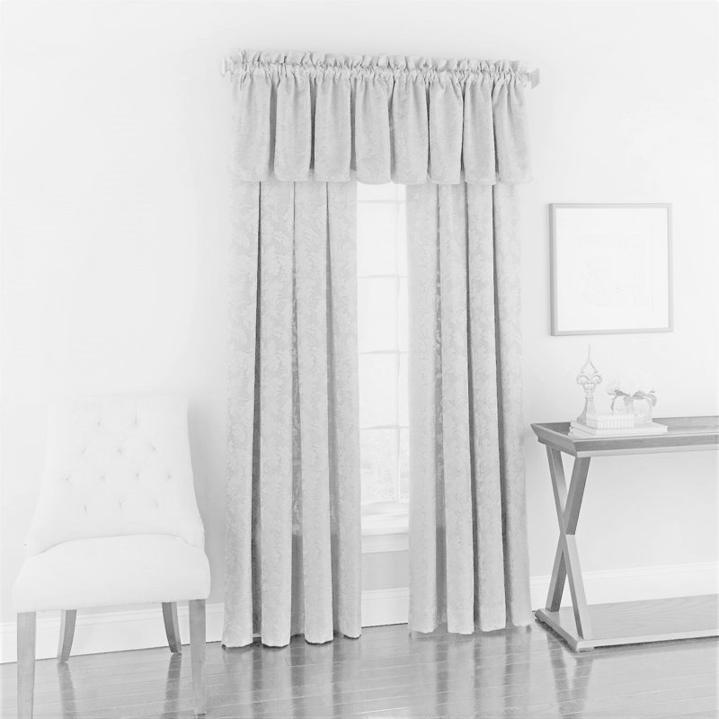 Jupe de fenêtre 52" festées Murray, Blanc