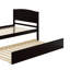 Lit plateforme simple avec lit gigogne escamotable-1803015756