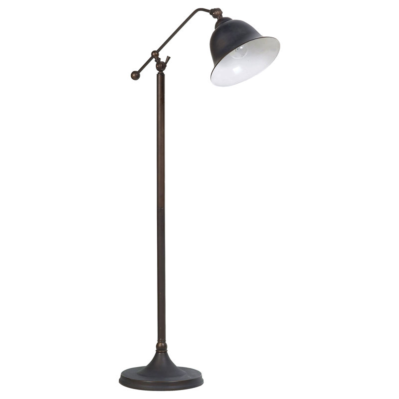 Lampe sur pied en bronze foncé