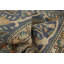 Tapis traditionnel orange en laine à motif médaillon 7 x 10