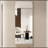 65"X 24" Inch Full Body Round Corner Mirror For Living Room Bedroom Cloakroom Wall Hanging With Hanging Hole High Quality 5Mm Silver Mirror Explosion-Proof Glass