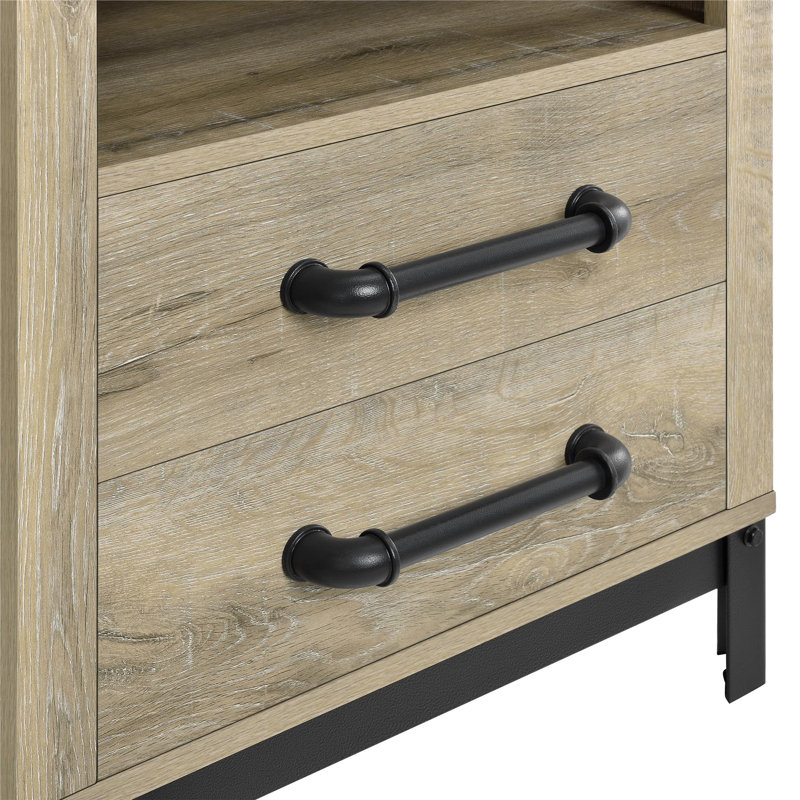 Mastrangelo Side Table with 2 drawers