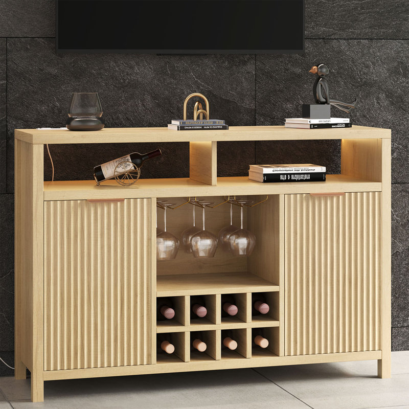 Bar 47,2 "avec lumière DEL, Couleur du bois