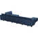Kapun 169.4'' Large U-Shaped Variable Sectional Couch Module Polyester Blend Sofa with Storage