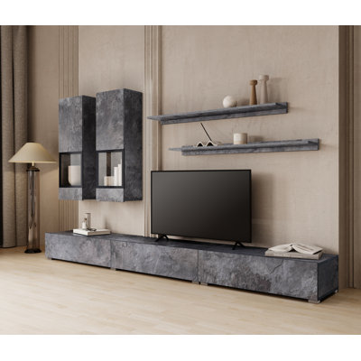 Carlotta Unfinished Entertainment Centre for TVs up to 78"