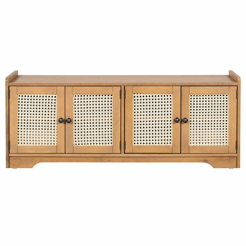 Banc de rangement Rustic, Brun