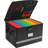 File Organizer, Fireproof File Box with Lids, Important Document Organizer Box with Lock