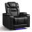 36.2'' Luxury Faux Leather Power Reclining Home Theater Seating With Cupholder, Recliner With USB & LED