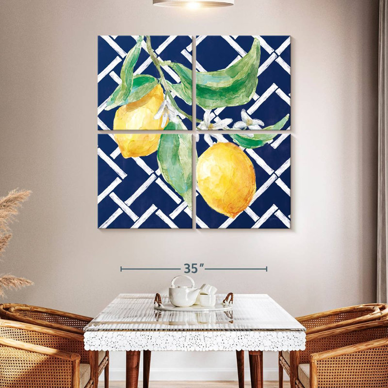 Yarlin Everyday Chinoiserie Lemons I, 45" H x 45" W