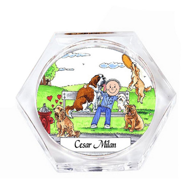 Ensemble de 4 sous-verres personnalisables, Yes