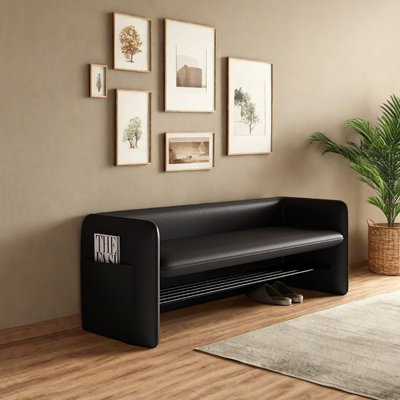 Tabouret de rangement pour chaussures 39,4 po