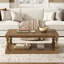 Table basse avec tablette de plancher-739696892