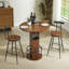 Ensemble de table de bar et tabourets 3 pièces avec rangement-355661699-355661701