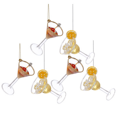 Margarita Cocktail Ornament, 4 To 5 Inches