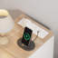 25cm W Engineered Wood Bedside Table