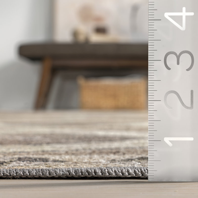 Tapis lavable à la machine Fennel Diamond, Rectangle 10 pi x 13 pi