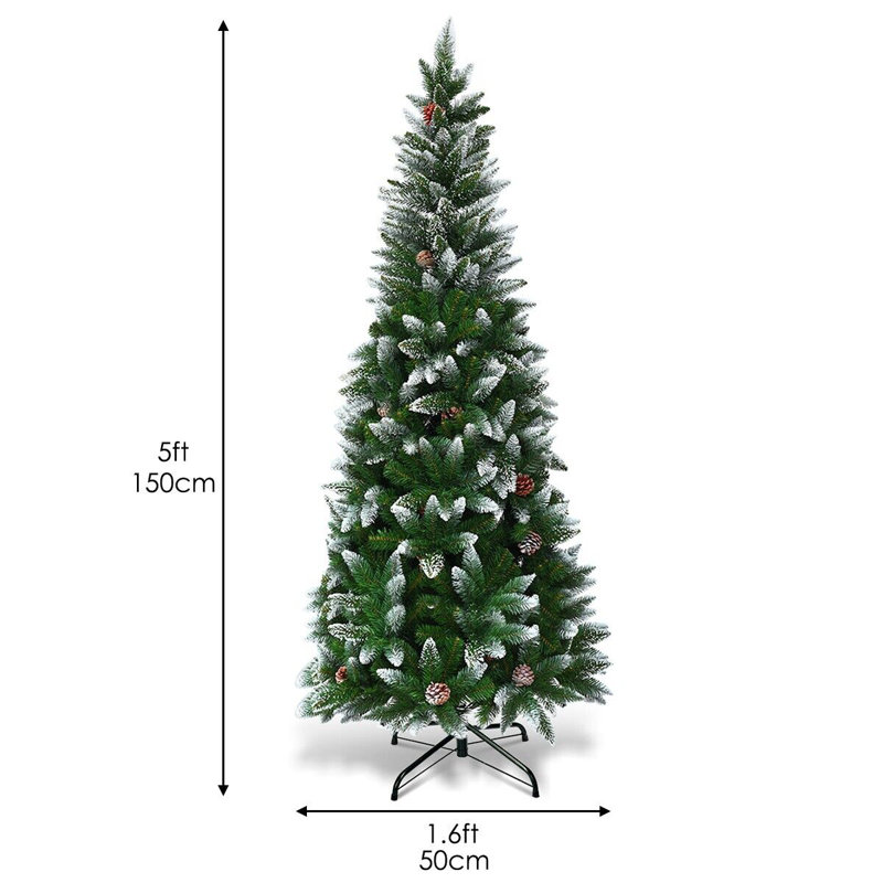 Artificial Pine Christmas Tree, 5 Ft