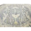 Tapis oriental rond Oushak Chobi Mute