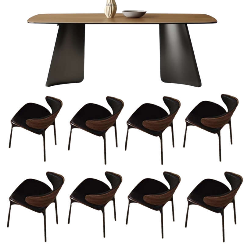 Light luxury simple modern home dining table