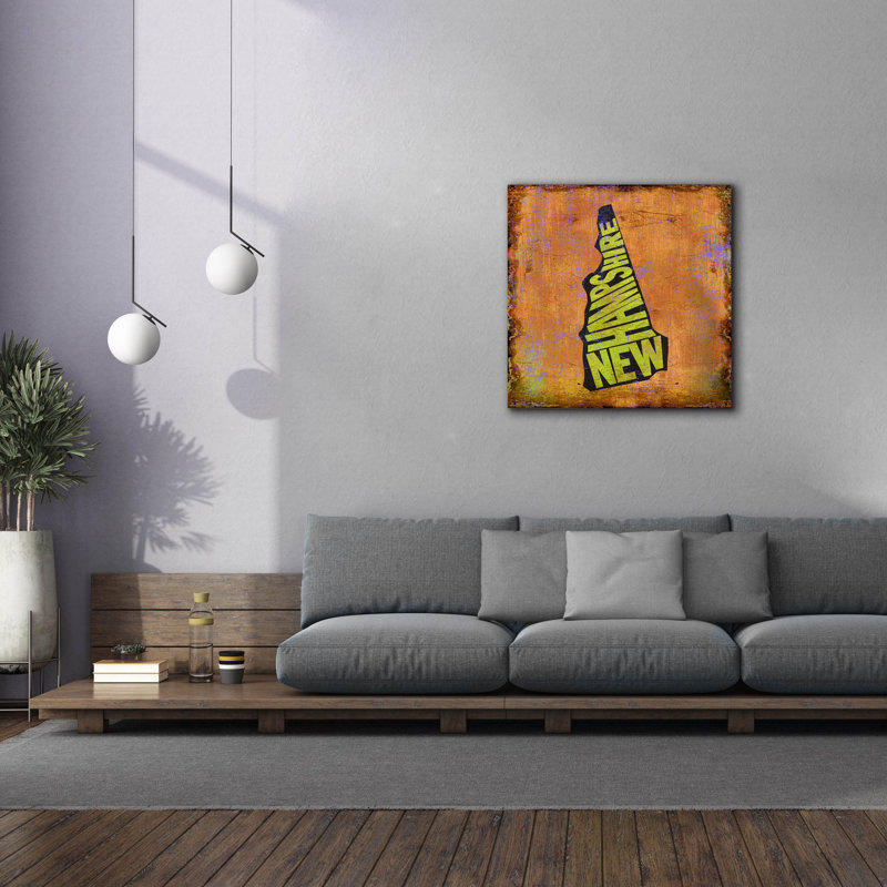 «New Hampshire» par Art Licensing Studio, art mural sur toile