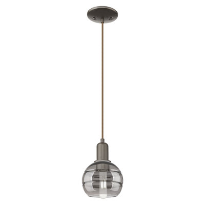 Arcadia - Amariyon - Mini-luminaire suspendu à cordon 1 lumière 6 po