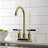 Kingston Brass Kaiser Two-Handle 2-Hole Deck Mount Bar Faucet-87538896