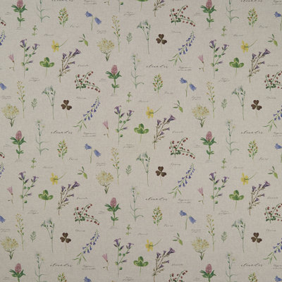 Country Garden Nerium - Linen Fabric
