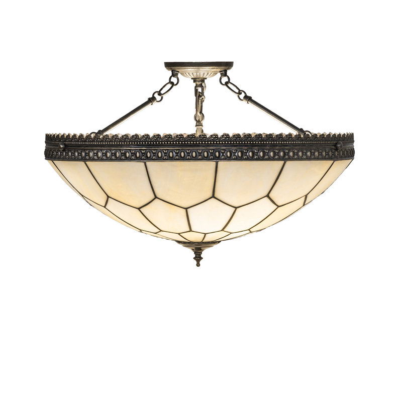 3 - Light Semi Flush Mount