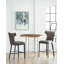 Live Edge 38'' Solid Wood Round Bevelled Edge Table Top