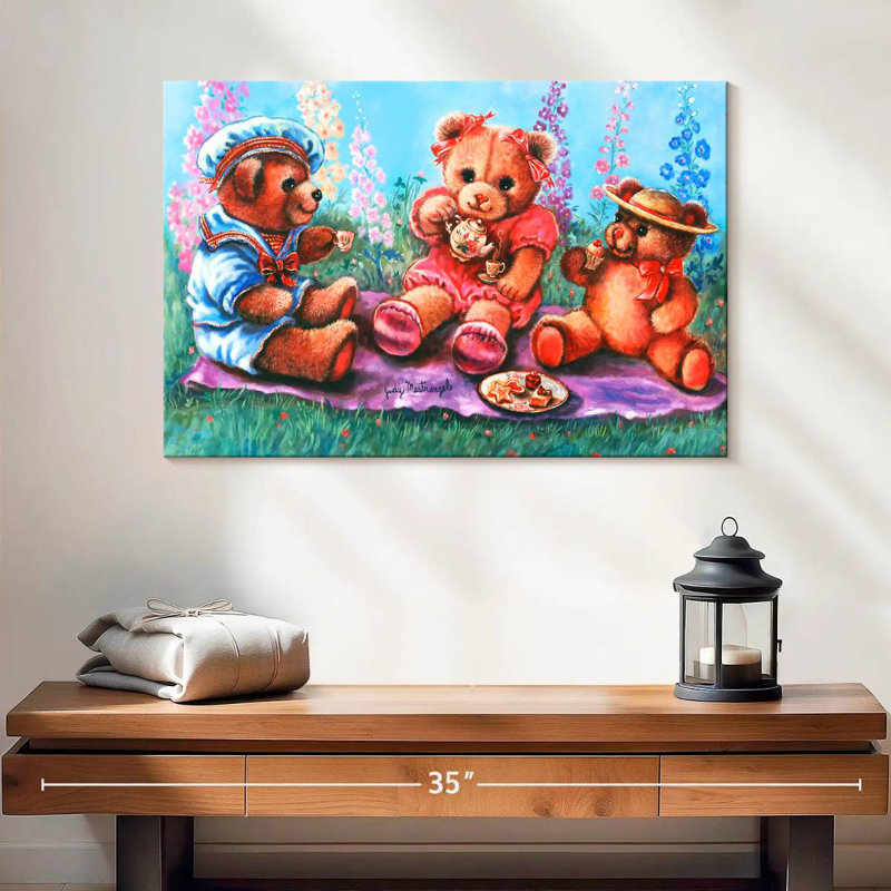 Ours en peluche pique-nique