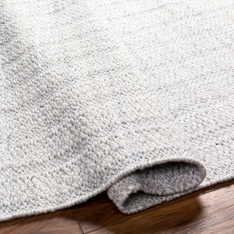 Striped Area Rug, Light Gray, Rectangle 8' x 10'