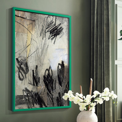 Masked Notes IV Framed Print - Solid Wood