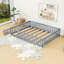 Grand lit sur pied avec rails et porte-1170966844