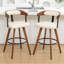 Tabourets de comptoir pivotants en cuir Modern-2105635186-2105635189