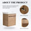 Meuble-lavabo flottant 18 po Link (assemblé)-709304582