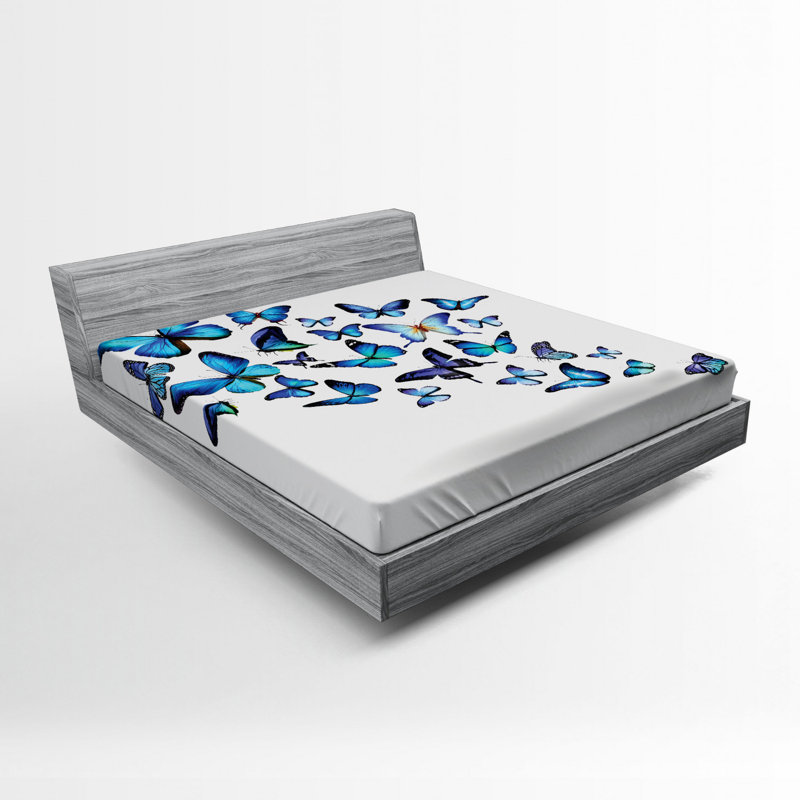 Microfiber Patterned Fitted Sheet, Full Fitted Sheet