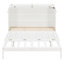 Grand lit escamotable mural avec tiroir et un ensemble de prises et de ports USB, blanc (ancien sku: LP000400AAK)-972673664