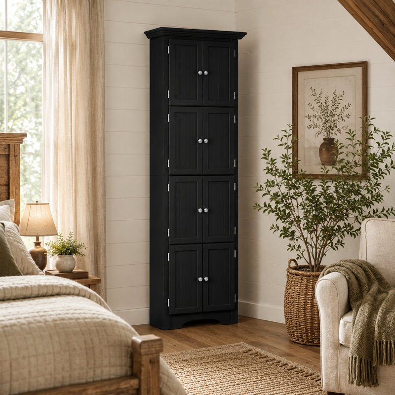 Lynnasia Bathroom Cabinet, Black