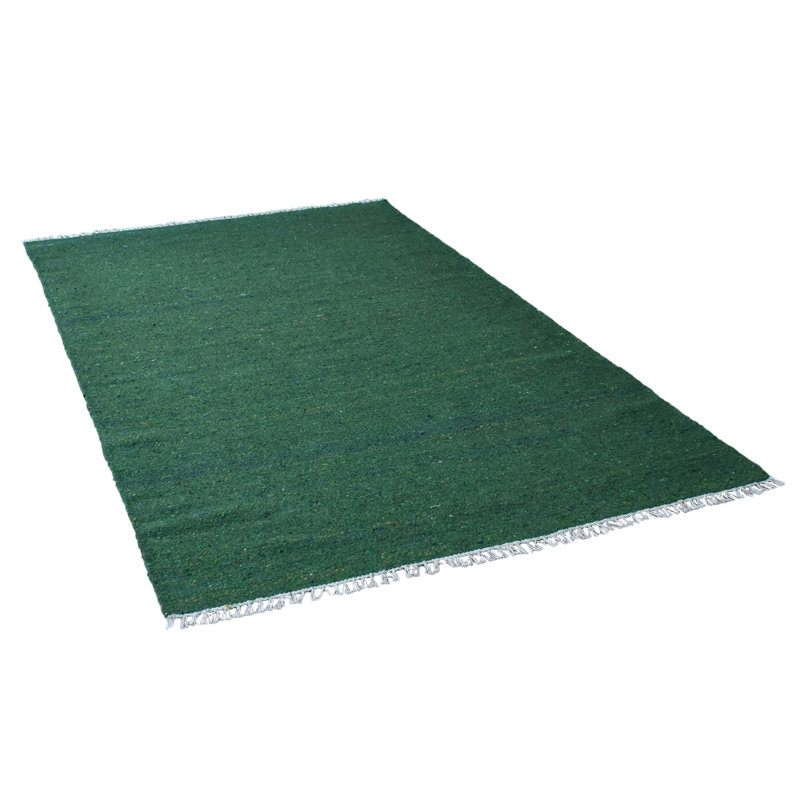 Tapis rectangulaires en coton et polyester tissés à la main, Rectangulaire 3 pi x 5 pi