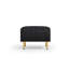 Repose-pieds carré en velours de 25,6 po Dawnyel-496617631