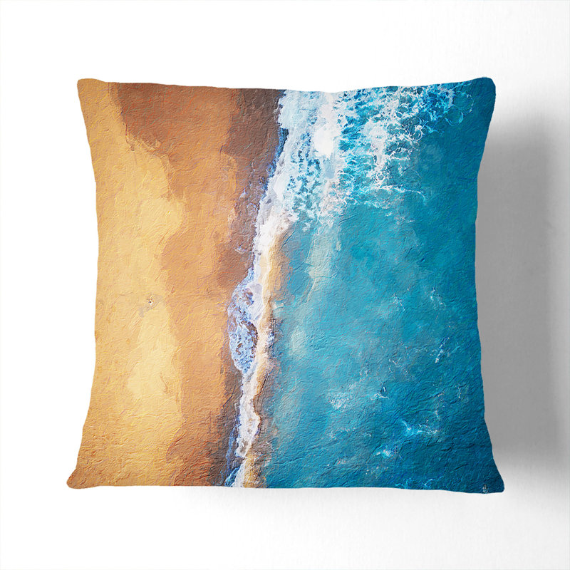 Square Throw Cushion, 40 x 40 cm, Stone