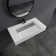36'' Rectangular Stone Resin Bathroom Sink With Faucet Hole
