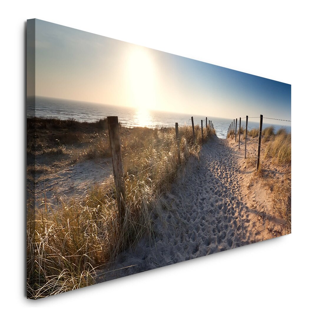 Leinwandbild Niederlande Strand