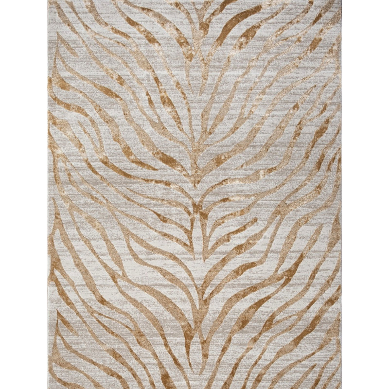 Area Rug, Gold, Runner 2'7" x 7'3"