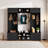 White Modern Hall Tree - 79" Entryway Bench with Shoe Storage & 7 Coat Hooks-1496573088