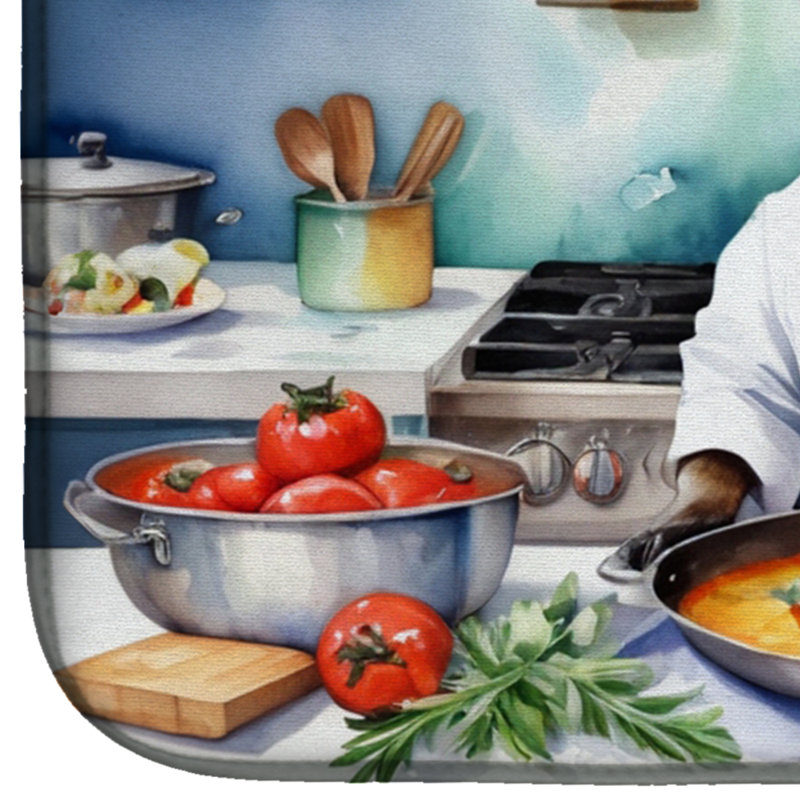 Tapis de cuisine French Bulldog The Chef