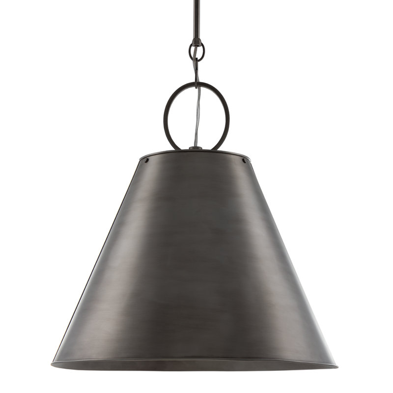 Altamont 1 - Light Pendant, Historic Nickel, 9" H x 8" W x 8" D