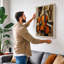 Cello in Composition Modern - Wrapped Canvas-1475578245-1475578303